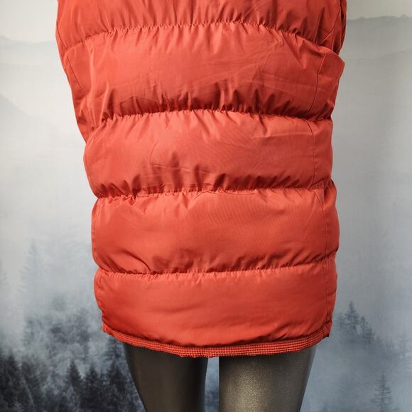 Vintage Robert Phillipe Hooded Rust Puffer Vest | Women's XL - Picture 9 of 13